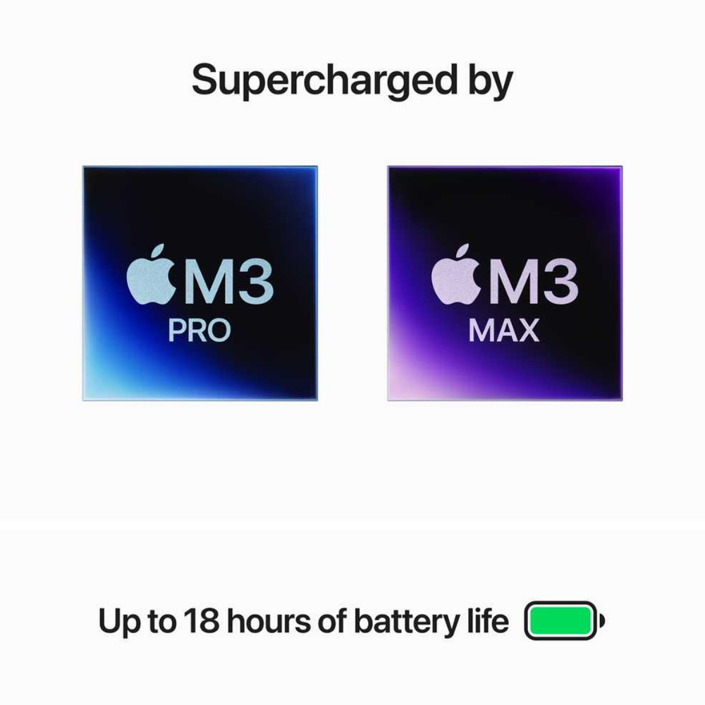 Apple MacBook Pro 14-inch (2023) – M3 Pro with 12-core CPU / 18GB RAM / 1TB SSD / 18-core GPU / macOS Sonoma / English Keyboard / Space Black / Middle East Version