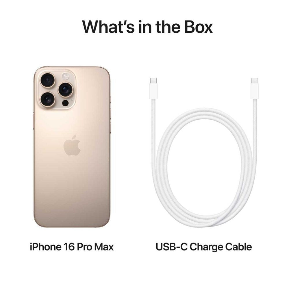 Apple iPhone 16 Pro Max (256GB) – Desert Titanium Middle East Version with FaceTime