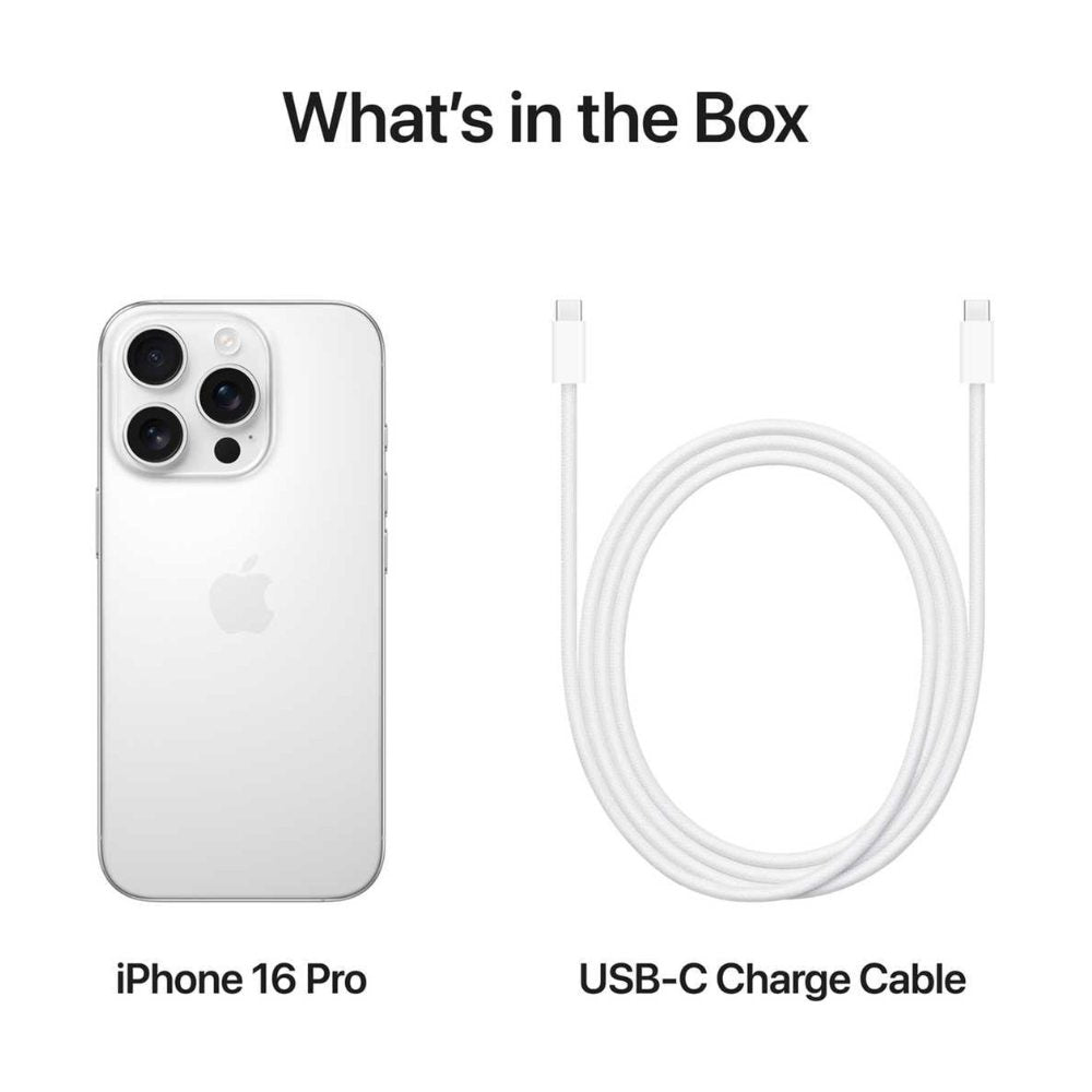Apple iPhone 16 Pro (256GB) – White Titanium Middle East Version with FaceTime