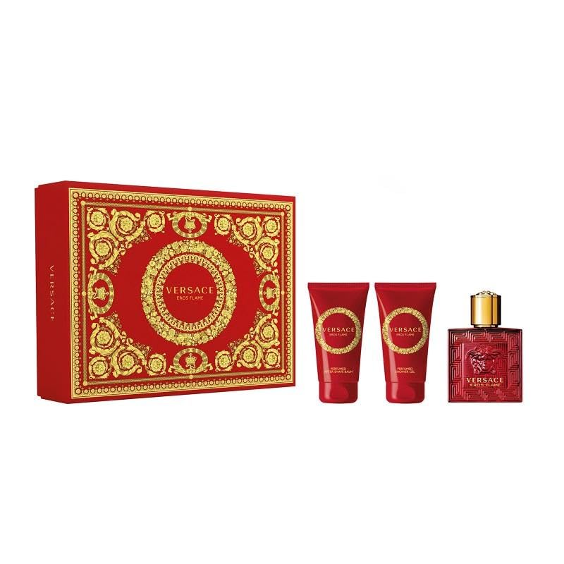 Versace Eros Flame Eau de Parfum  50ML 3Pcs set