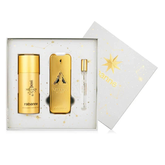 Paco Rabanne One Million Elixir Parfum Intense M 100ML+Deo150ML+10ML 3Pcs Set