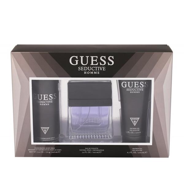 Guess Seductive Homme Eau de Toilette 100ML 3Pcs Bag Set