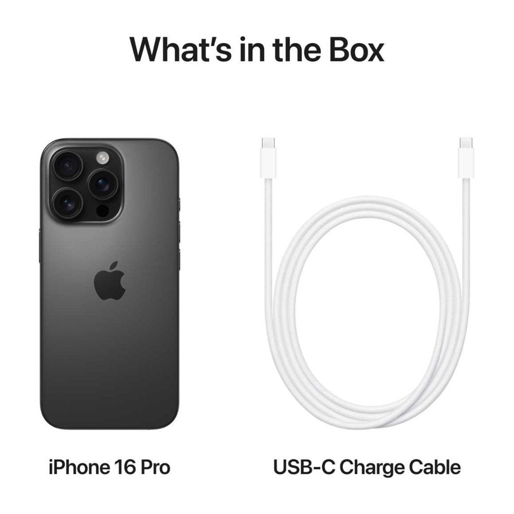 Apple iPhone 16 Pro (256GB) – Black Titanium Middle East Version with FaceTime
