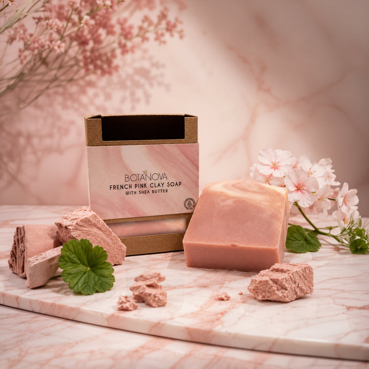Botanova French Pink Clay Soap