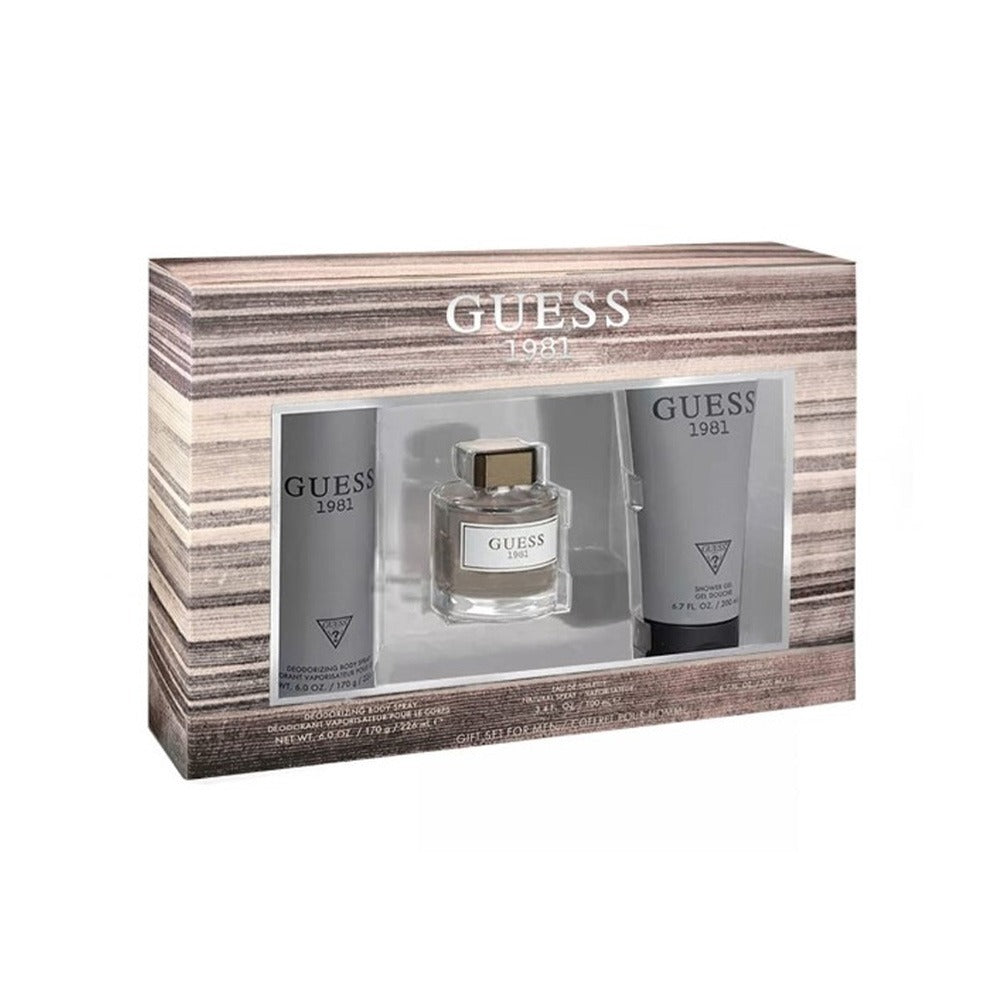 Guess 1981 EDT M 100ML+22ML-200ML 3Pcs Set
