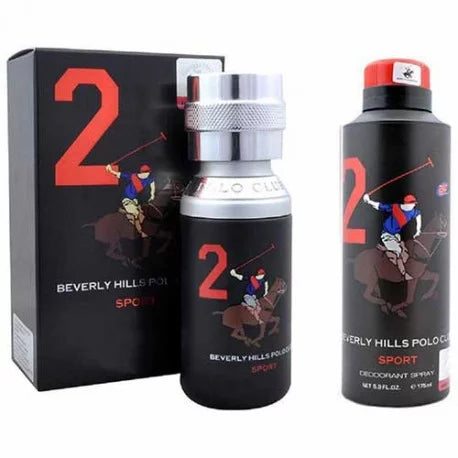 BHPC Two Sport Gift Set For Men Eau de Toilette  50ML+175ML Deo