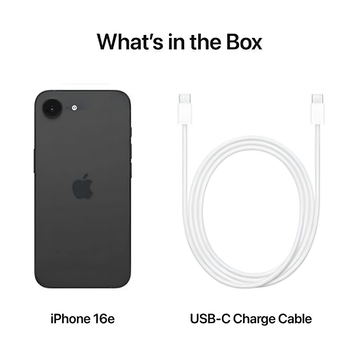 Apple iPhone 16e (128GB) – Black Middle East Version with FaceTime