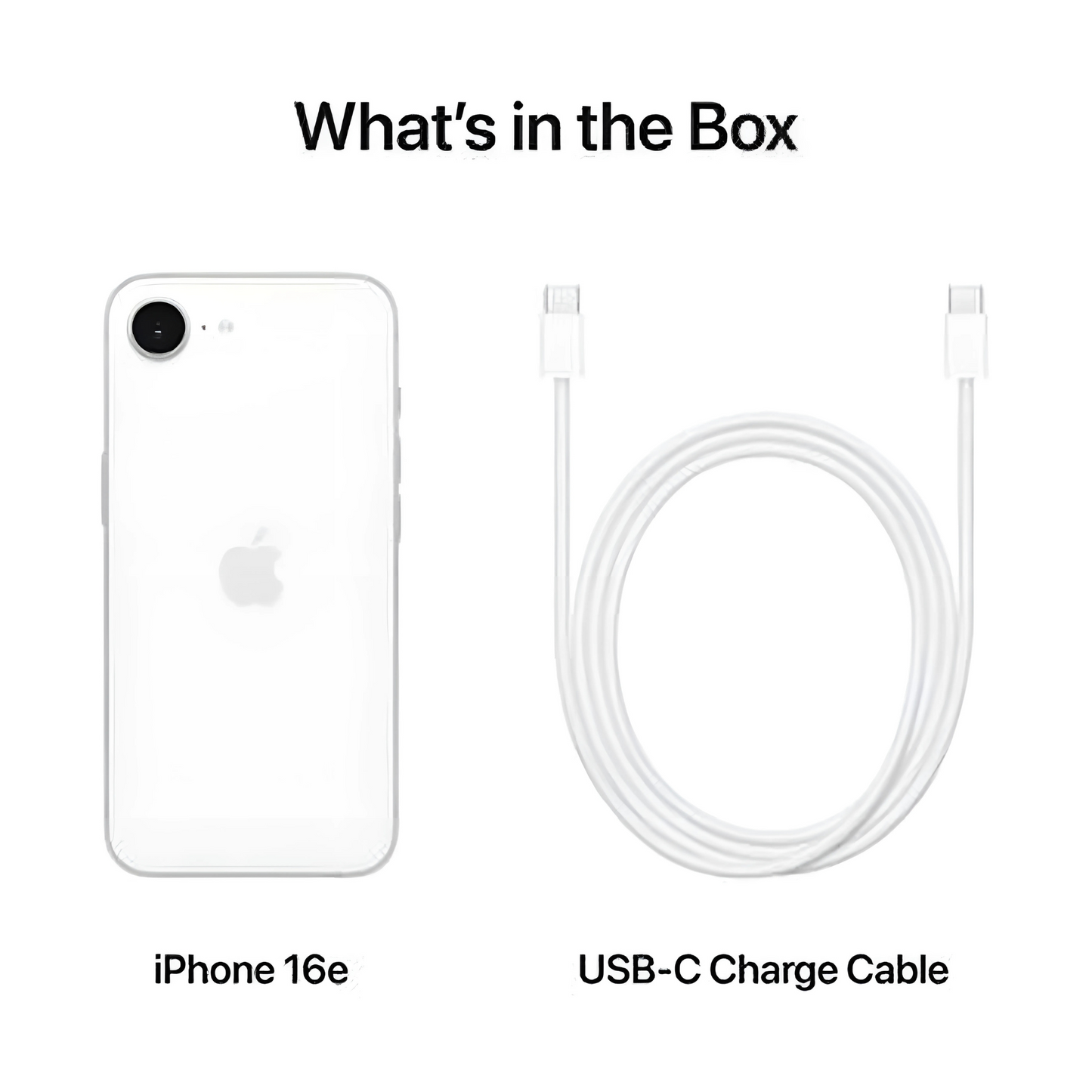 Apple iPhone 16e (128GB) – White Middle East Version with FaceTime