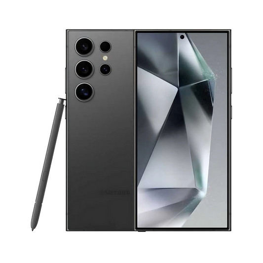 Roll over image to zoom in SAMSUNG  Samsung Galaxy S24 Ultra 5G 256GB 12GB Titanium Black Dual Sim Smartphone – International Version