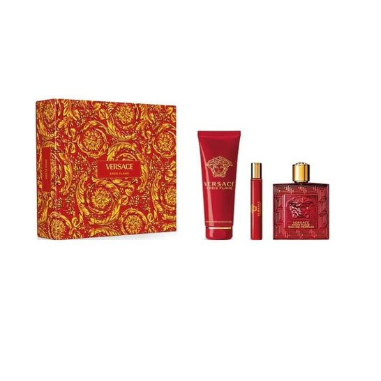 Versace Eros Flame Eau de Parfum 100ML 3Pcs set